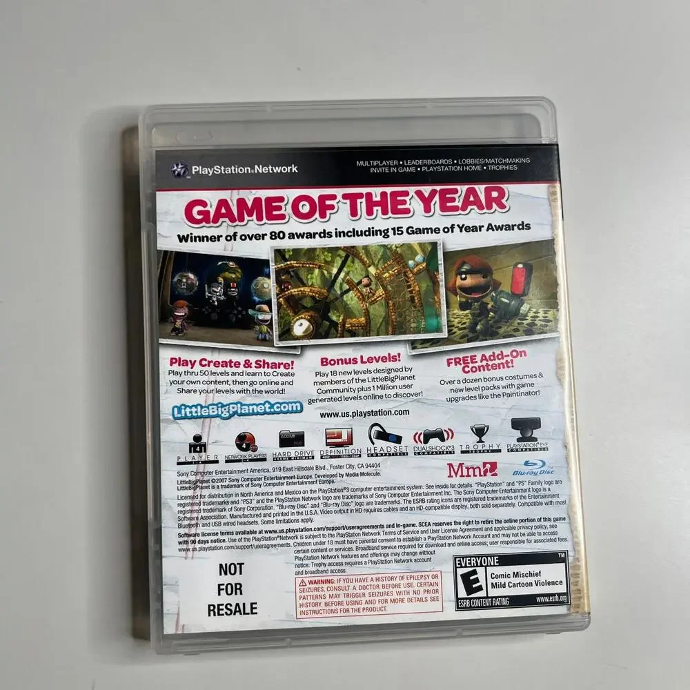 LittleBigPlanet: Game of the Year Edition‎ (PS3) Play Station 3